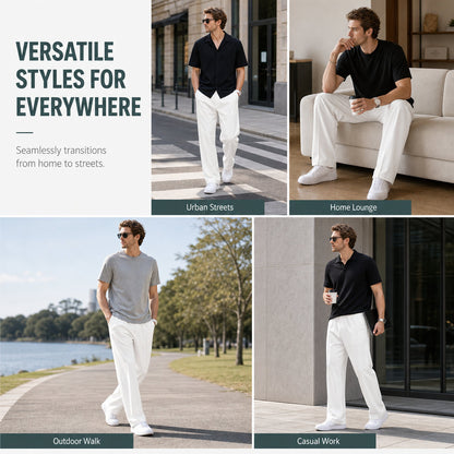 👖Men's Drawstring Pants – Easy Fit & Everyday Comfort ✨