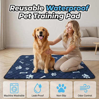 🐶4-layer, leak-proof dog pee pad – washable and reusable💧