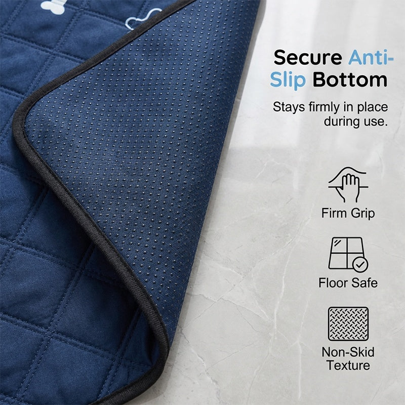 🐶4-layer, leak-proof dog pee pad – washable and reusable💧