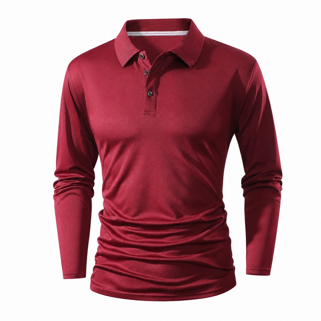 Hot Sale 50% OFF🔥Long Sleeve Collared Tee – Smart Casual, Everyday Comfort