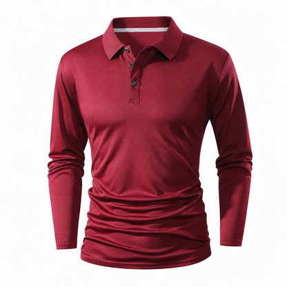 Hot Sale 50% OFF🔥Long Sleeve Collared Tee – Smart Casual, Everyday Comfort