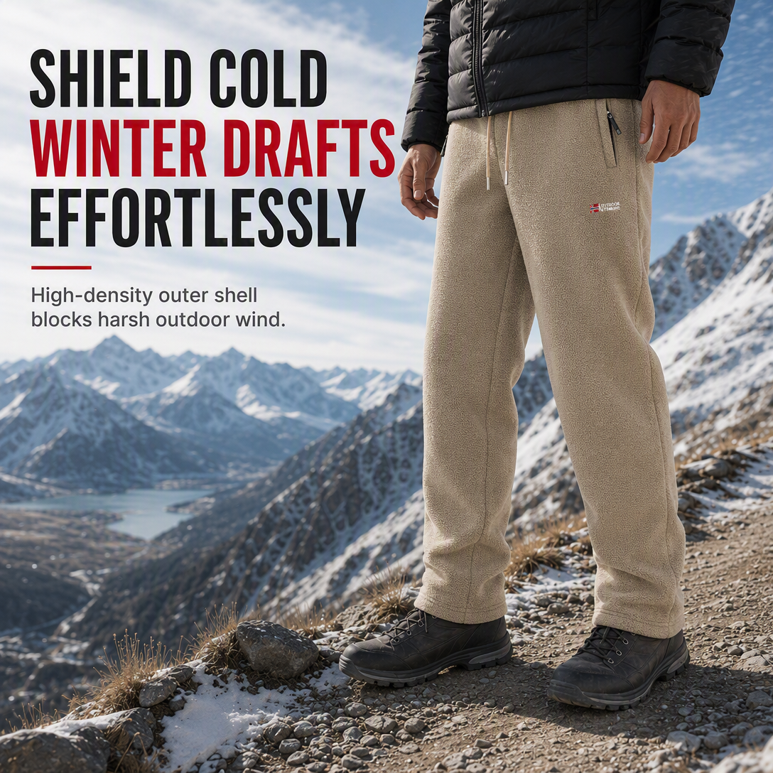 🔥💨Unisex Thickened Warm Fleece Pants