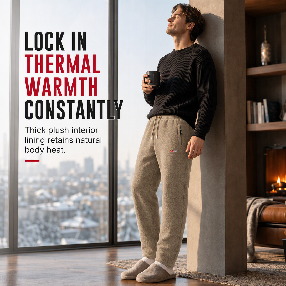 🔥💨Unisex Thickened Warm Fleece Pants