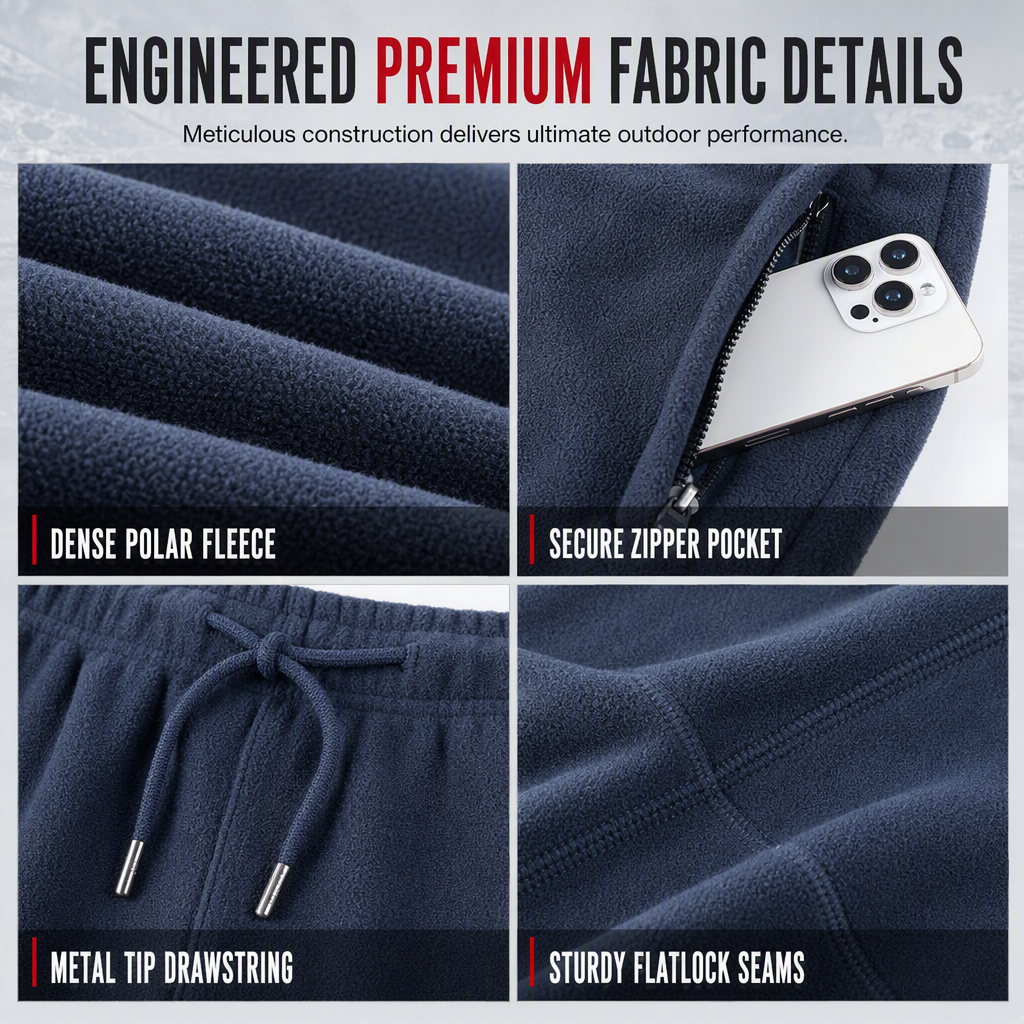 🔥💨Unisex Thickened Warm Fleece Pants