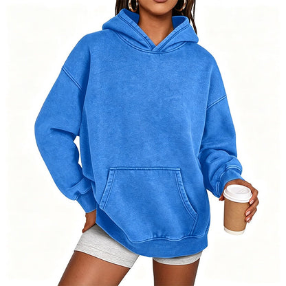 🔥Unisex Casual Oversized Acid Wash Hoodie
