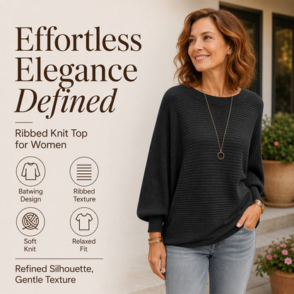 👚Women's Oversized Ribbed Knit Sweater