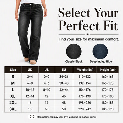 Women's High-Rise Wide-Leg Stretch Jeans