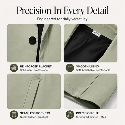 🍂Autumn Hot Sale 50% OFF🔥Men's Minimalist Single-Breasted Mid-Length Coat
